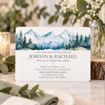 WATERCOLOR MOUNTAIN WEDDING COLLECTION