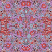 Groovy Purrple Vintage 1960 White Rabbit 