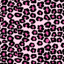 Pink and Black Leopard Pattern