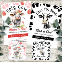 Cow Barnyard Kids Birthday Celebration