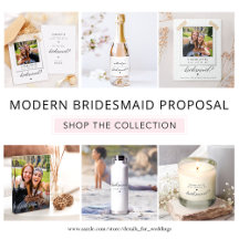 Modern Minimalist Bridesmaid Proposal Collection