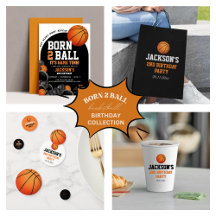 Born To Ball Basketball Party Theme
