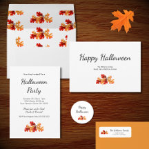 Halloween Party Fall Foliage 