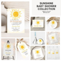 Little Ray of Sunshine Baby Shower Collection