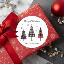Personalized Christmas Sticker Collection