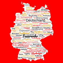 Feuerwehren: Wortwolke - Feuerwehr in Deutschland