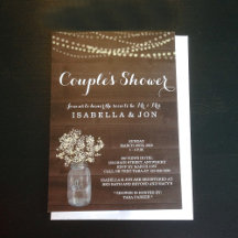 Watercolor Baby's Breath in Mason Jar