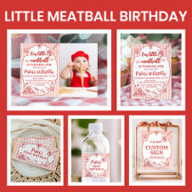 Little Meatball Birthday Party