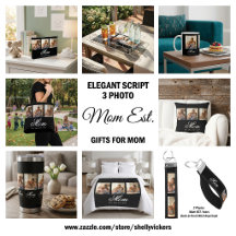 Mom Established Elegant 3 Photo Gifts for Mom