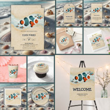 Craft Glitter Clown Fish Nemo Baby Shower 