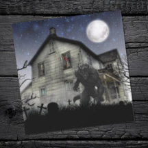 Scary Happy Halloween Werewolf