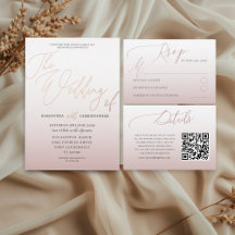 Modern Chic Calligraphy Wedding Collection