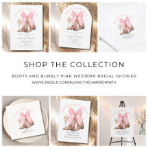 Boots & Bubbly Pink Western Bridal Shower