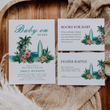 Baby On Board Surf Beach Baby Shower