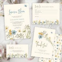 Love in bloom wildflower bridal shower