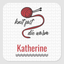 Red Knit Fast, Die Warm