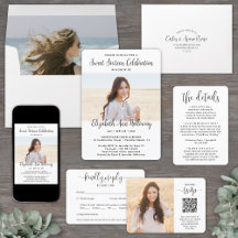 Sweet 16th Birthday Party • Modern Trendy Script