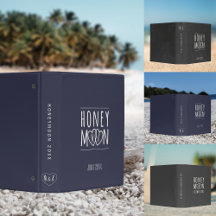 Honeymoon Photo Album Memory Binders