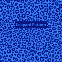 Leopard Pattern-Blue