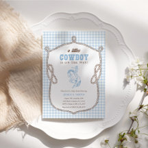 Western Baby Shower Invitations
