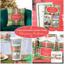 Custom Festive Classic Plaid Christmas Collection