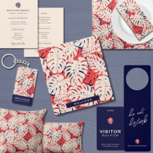 Tropical Monstera Paradise Hospitality Essentials