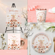 Enchanted Forest Mushroom Girl's Birthday Party