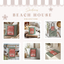 Personalized Family Retro Sardine Tin Stripes 