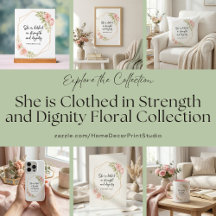 She Is Clothed in Strength & Dignity - Prov 32:25