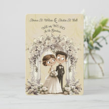 WHIMSICAL BRIDE AND GROOM WEDDING