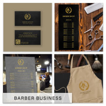 Exclusive leather look BARBER SHOP essentials
