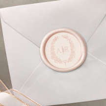 Wax seal stickers and stamps