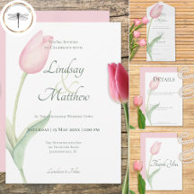 Pink Tulip Solo Wedding