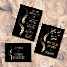 Beige-on-Black Streamline Moderne