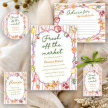 Fresh Off The Market Whimsical Bridal Shower