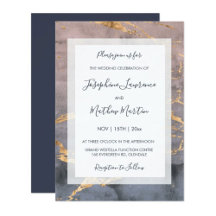 Elegant Watercolor & Gold Wedding Collection