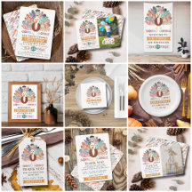 Little Turkey Thanksgiving Any Age Birthday Party