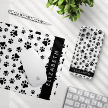 Black Paws Pattern - Home Decor Collection