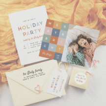 Merry & Bright Colorful Modern Christmas