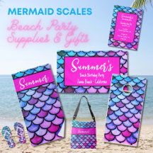 Mermaid Scales - Beach Party Supplies and Gifts