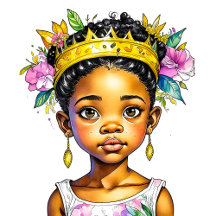Pretty Little African-American Princess  
