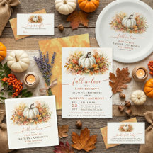 Fall In Love Pumpkin Baby Shower Suite