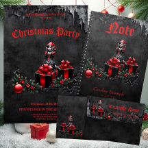 Cute Gothic Christmas Elf.