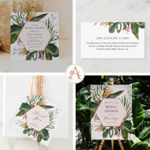 Tropical Bridal Shower Collection