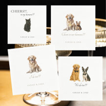 Pet Wedding Napkins