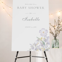 Elegant Wildflower Meadow Baby Shower