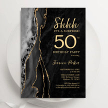 Milestone 50th Birthday Invitations
