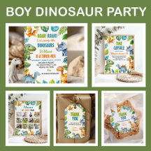 Boy Dinosaur Party