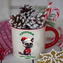 Christmas Cat Collection Coffee Mugs