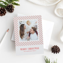 Cheery Red Stripe Christmas